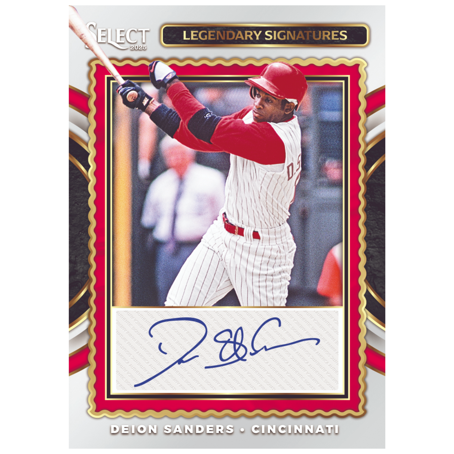 2025 Panini Select Baseball Legendary Signatures Deion Sanders