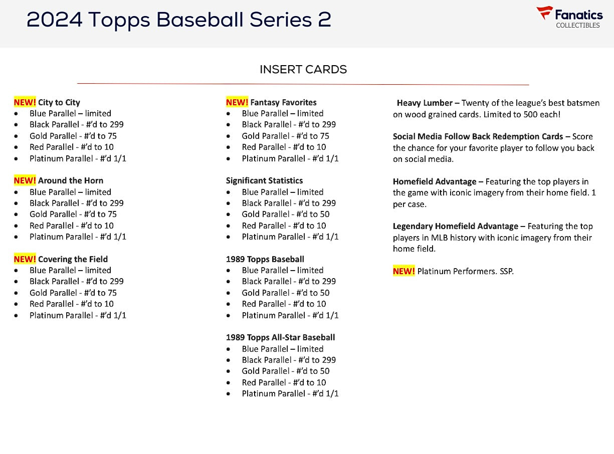 2024 Topps Series 2 Baseball Value Box