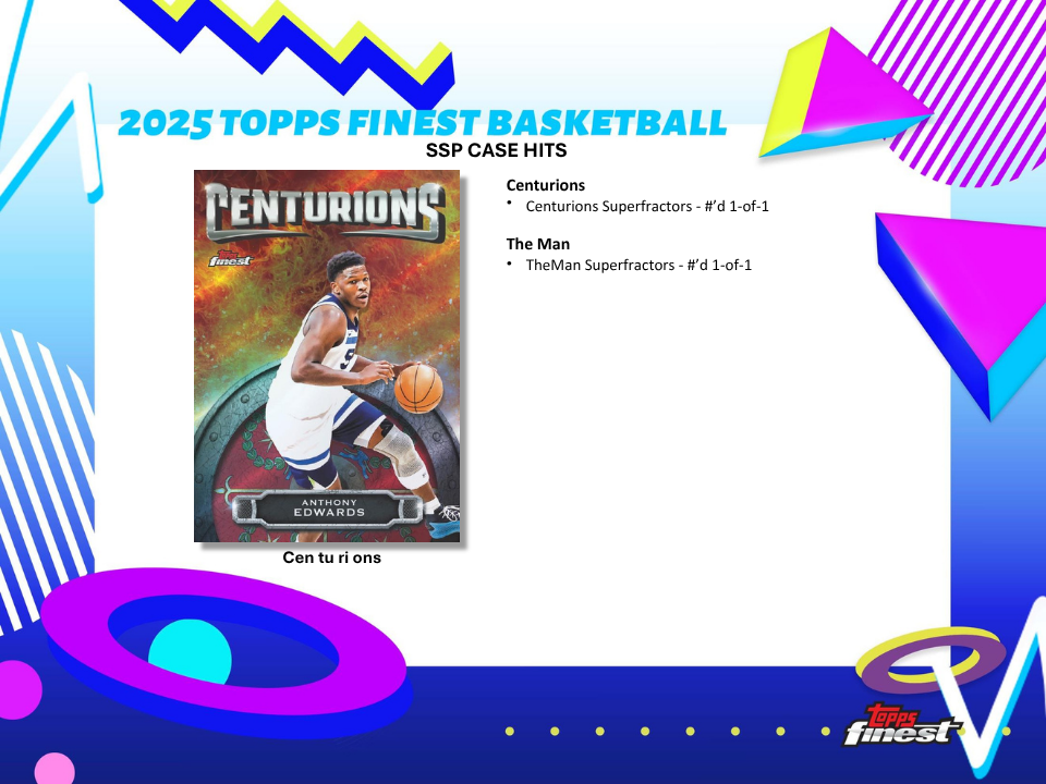 2024-25 Topps Finest Basketball Hobby Box