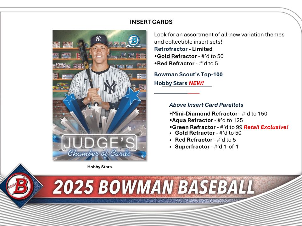 2025 Bowman Baseball Value Box