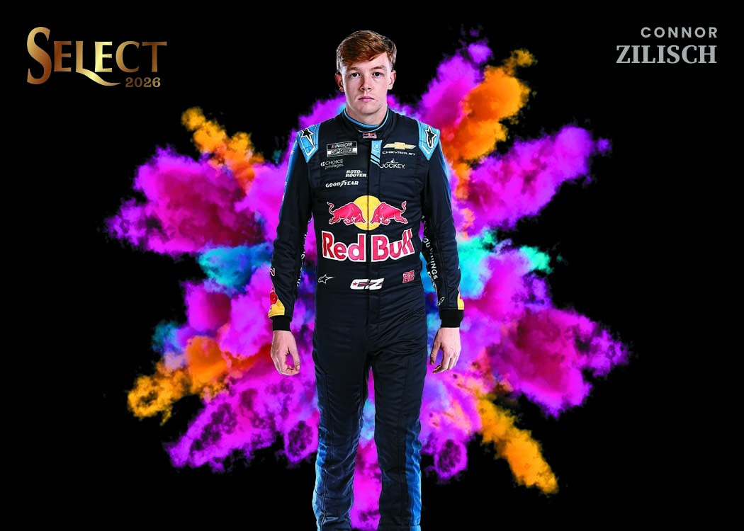 2026 Panini Select Racing Black Color Blast Connor Zilisch
