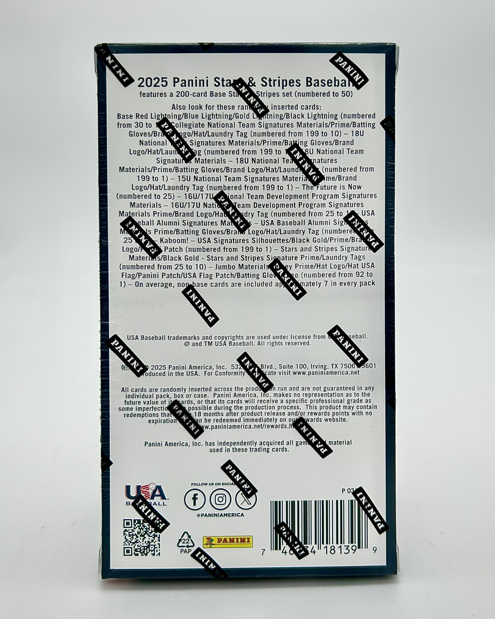 2025 Panini USA Stars & Stripes Baseball Hobby Box