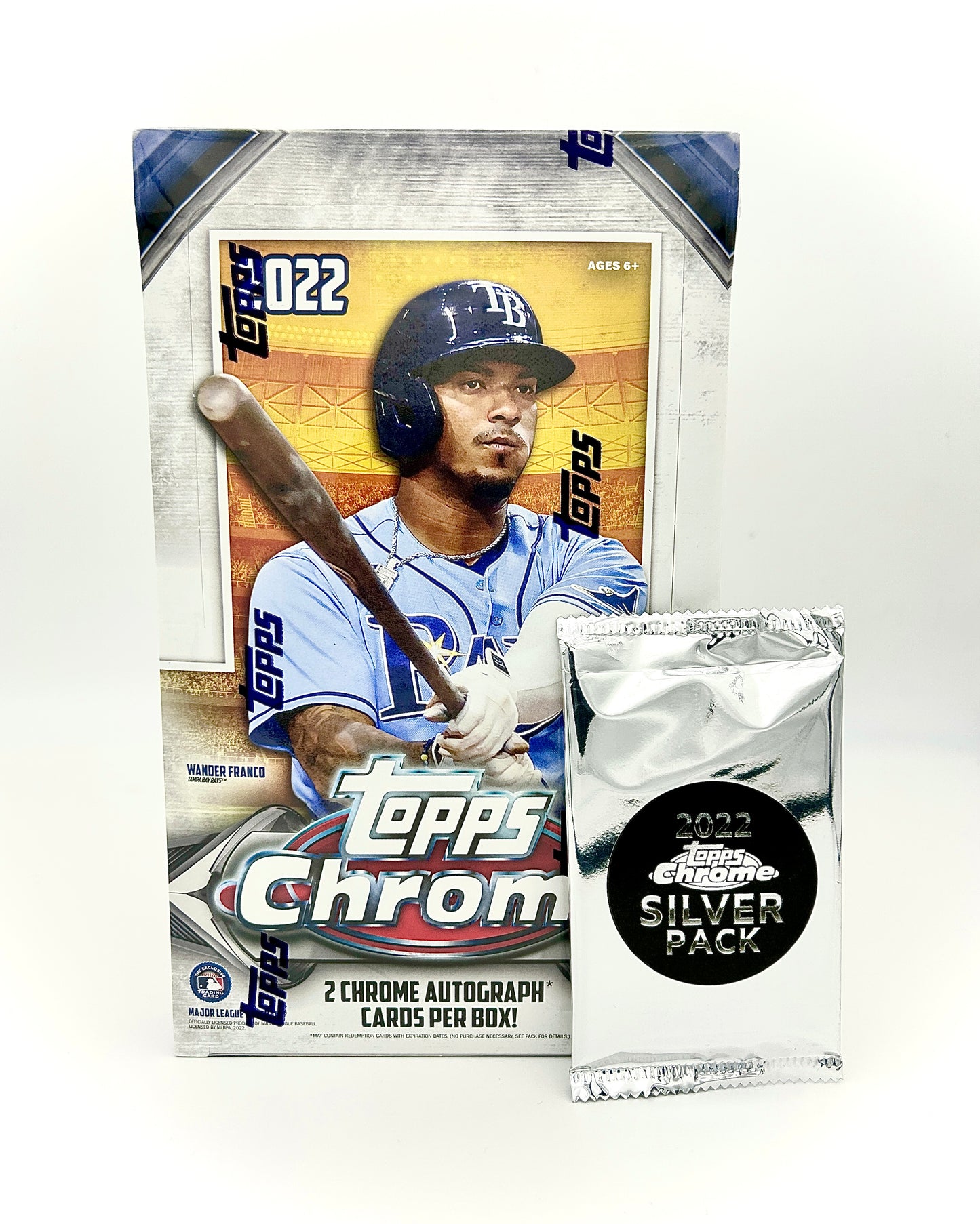 2022 Topps Chrome Baseball Hobby Box (with Silver Pack)