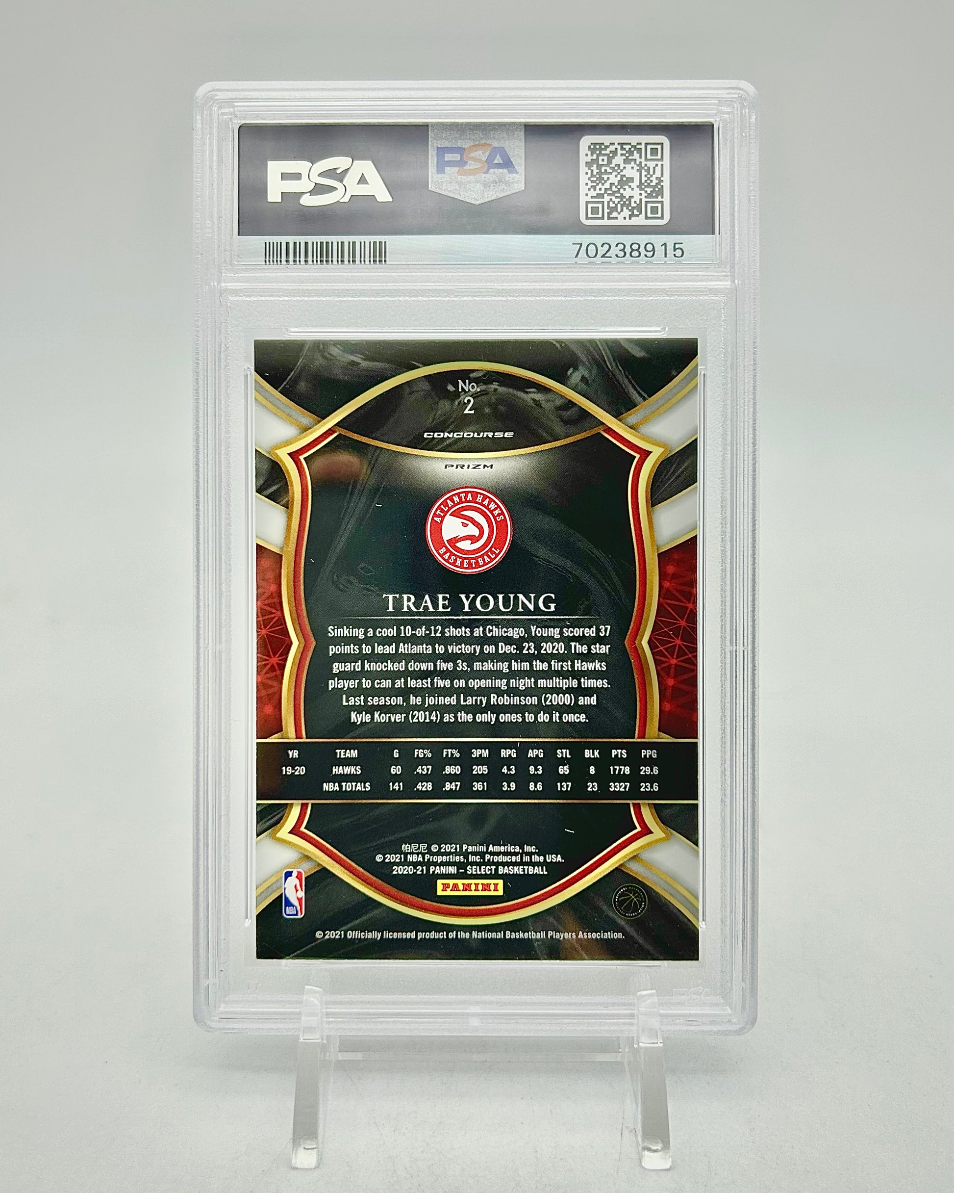 Panini Select Trae Young PSA 10