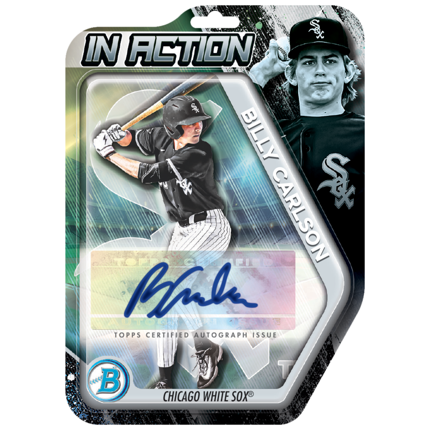 2025 Bowman Draft Baseball In Action Autograph Billy Carlson