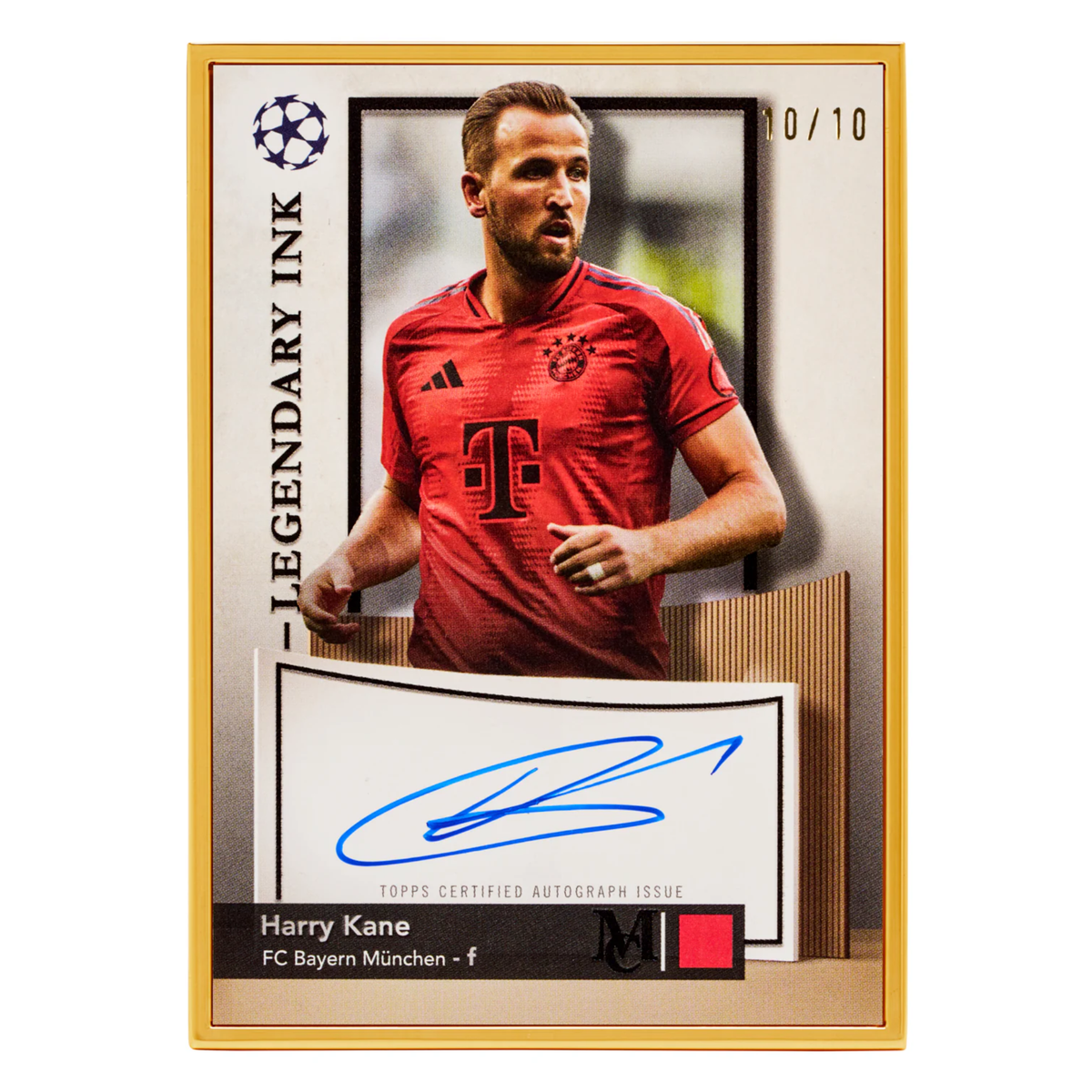 2024-25 Topps Museum Collection UEFA Club Competition Soccer Legendary Ink Harry Kane