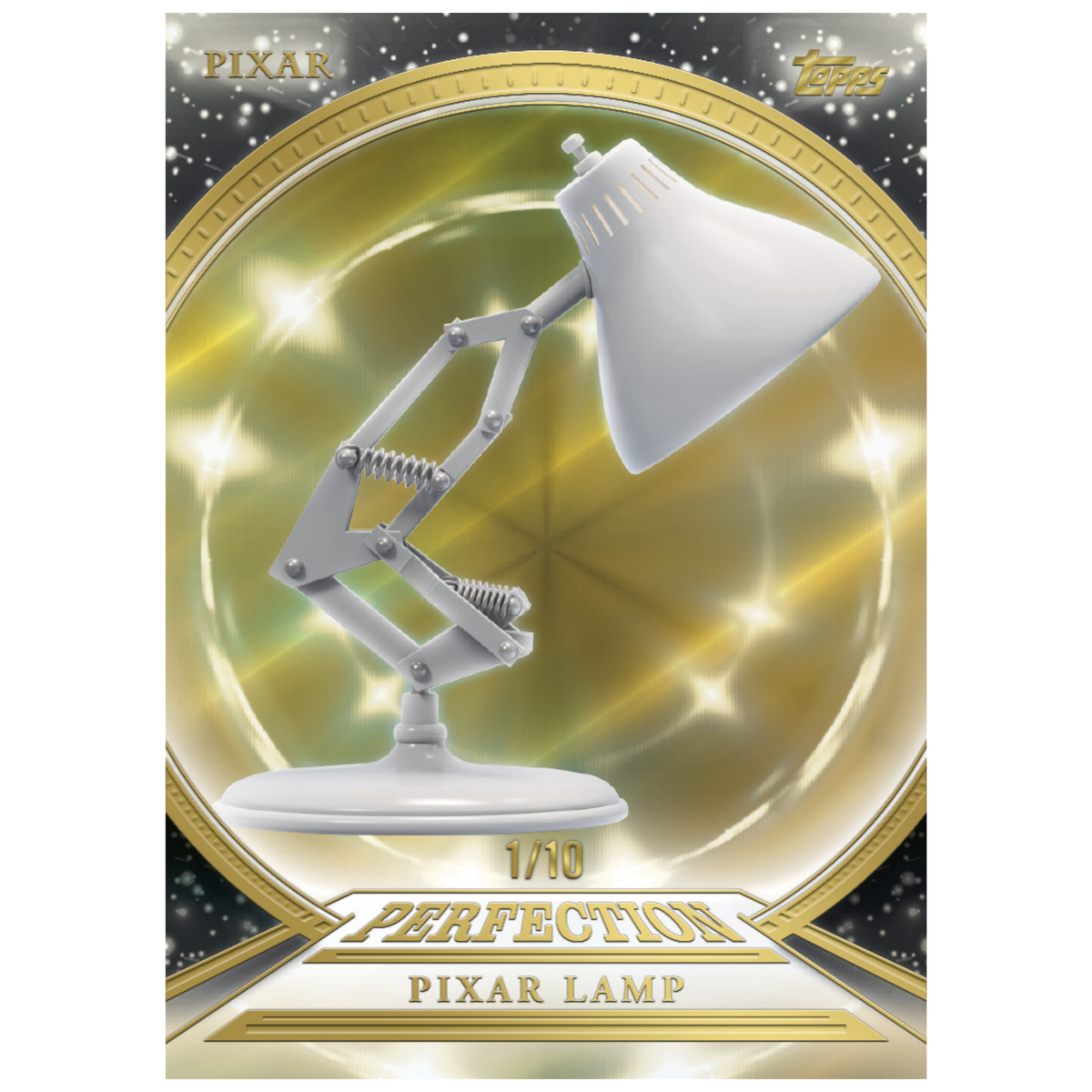 2025 Topps Pixar Gold Perfection Pixar Lamp