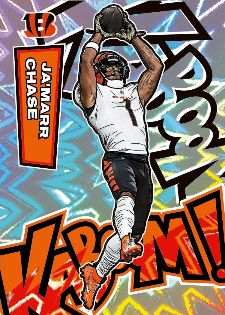 2025 Panini Absolute Football KaBoom! Ja'Marr Chase