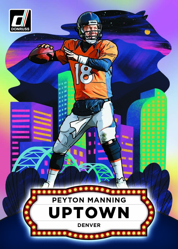 2026 Panini Donruss Football Peyton Manning Uptown! Card