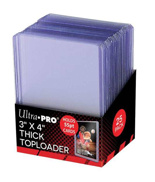 Ultra PRO 3" x 4" Action Packed 55-Point Toploader® (25 Count)