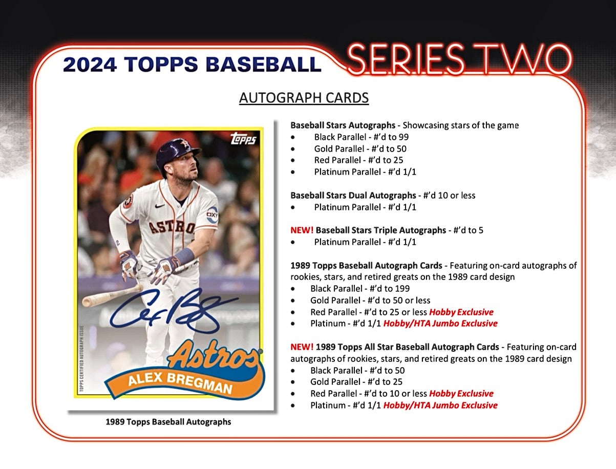 2024 Topps Series 2 Baseball Hobby Box
