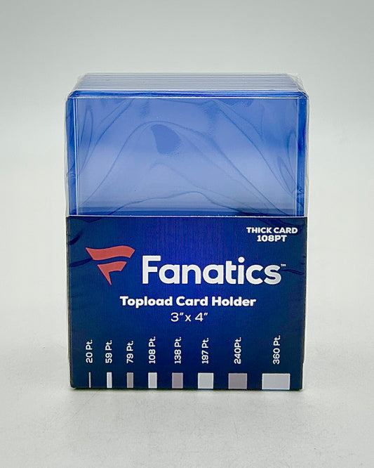Fanatics 108pt Top Loaders (10 Count)