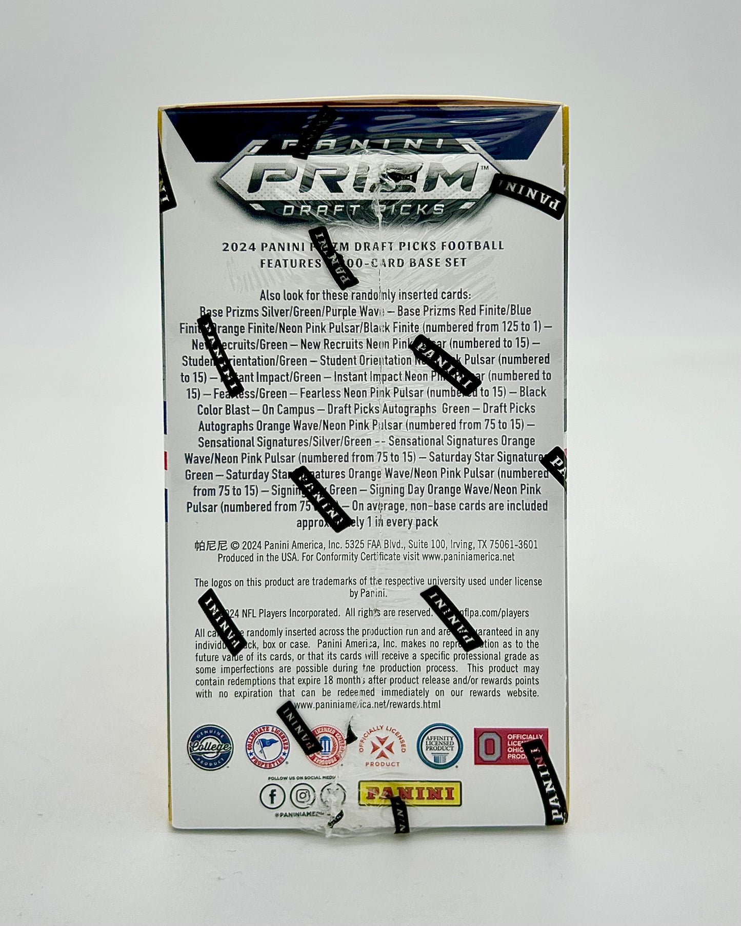 2024 Panini Prizm Draft Picks Collegiate Football Hobby Blaster Box