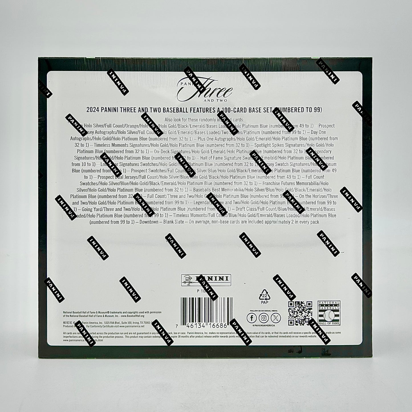 2024 Panini Three & Two Baseball Hobby Box