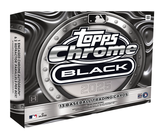 2025 Topps Chrome Black Baseball Hobby Box