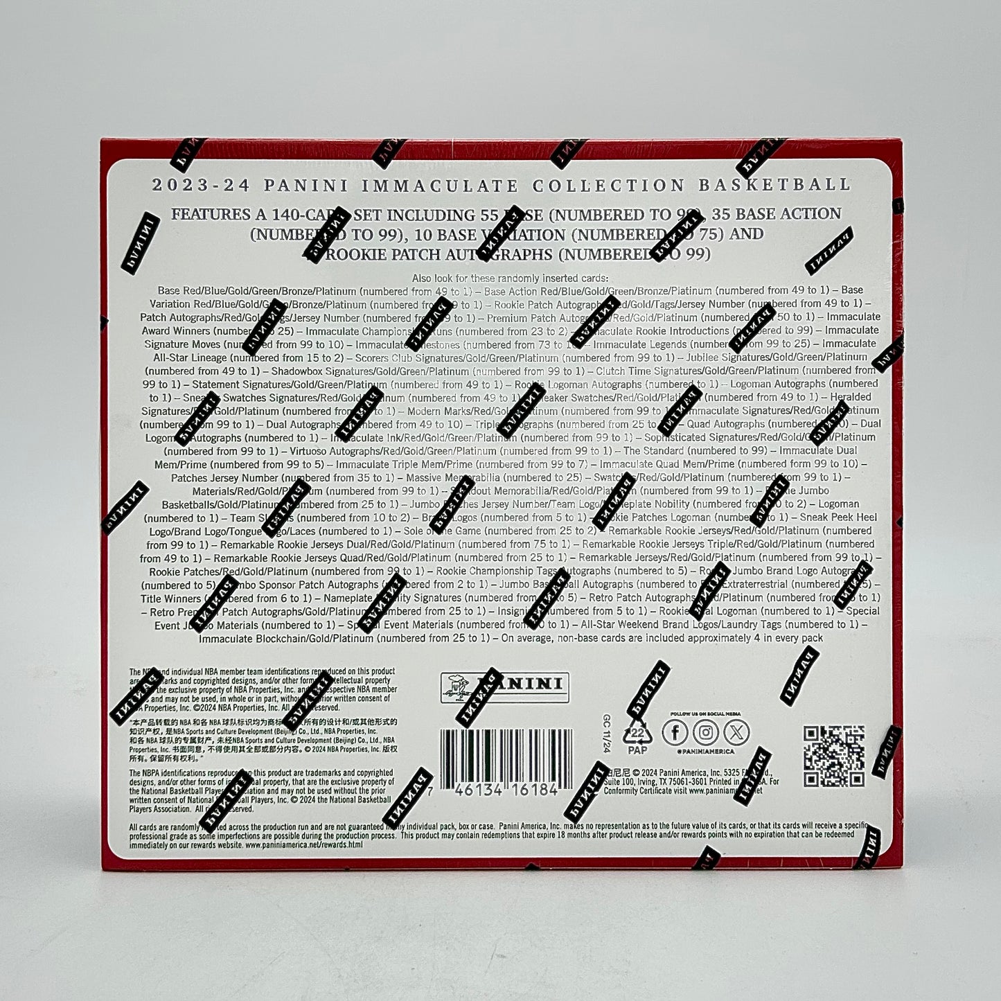 2023-24 Panini Immaculate Basketball Hobby Box