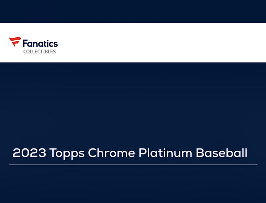 2023 Topps Chrome Platinum Anniversary Baseball Value Box