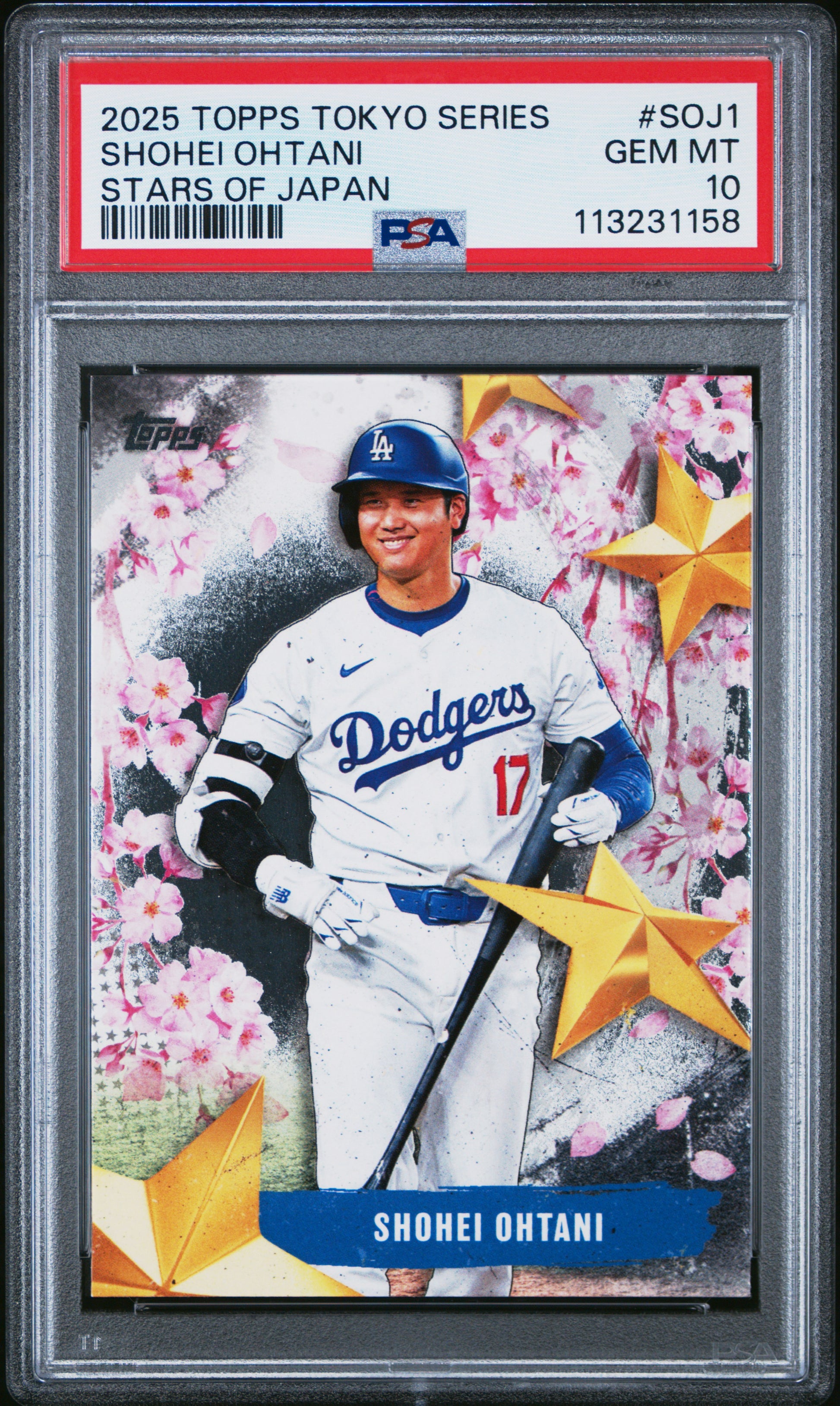 2025 Topps Tokyo Series Stars of Japan Shohei Ohtani #SOJ-1 PSA 10