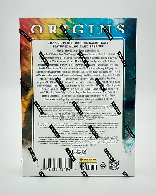 2022-23 Panini Origins Basketball Hobby Box