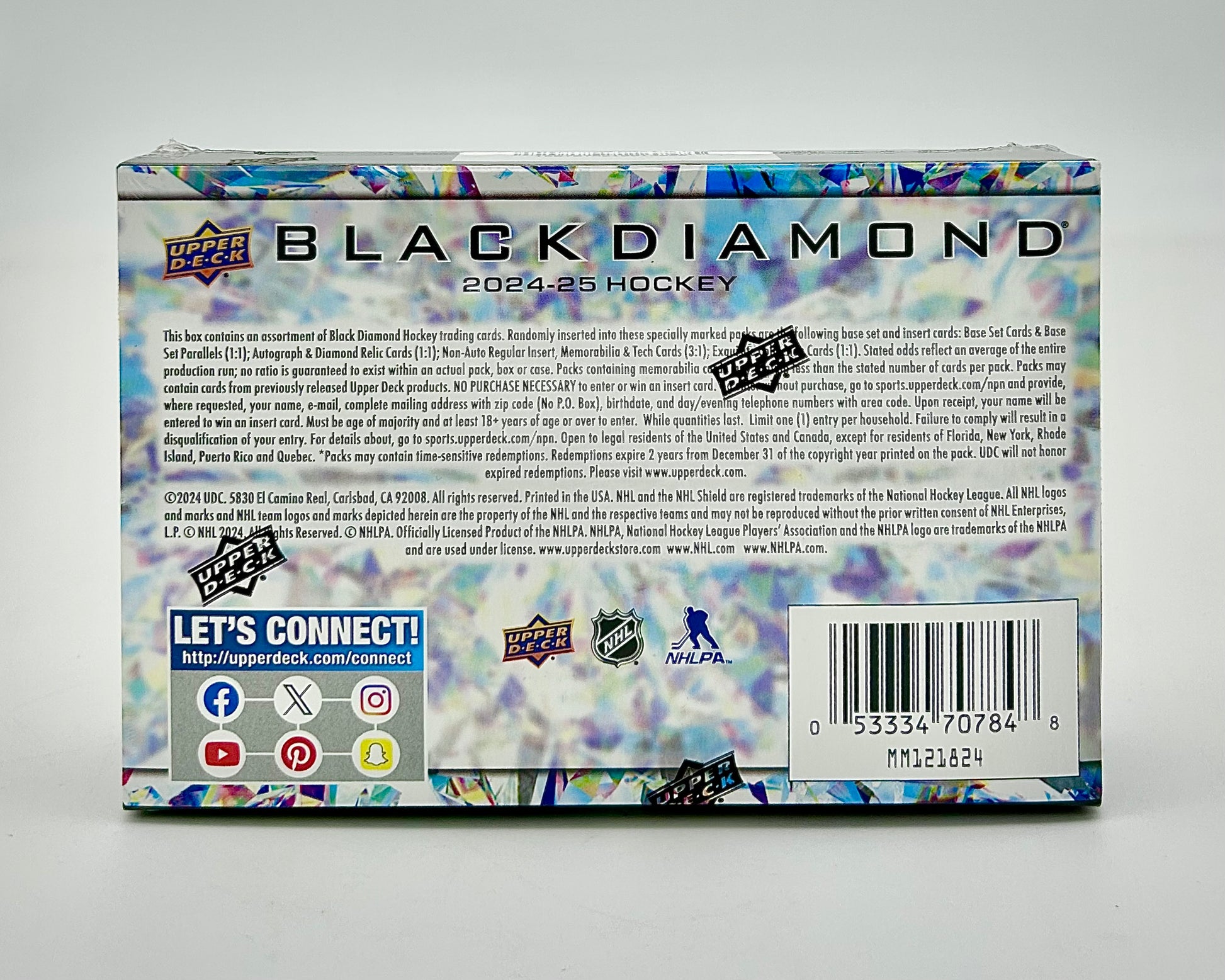 2024-25 Upper Deck Black Diamond Hockey Hobby Box
