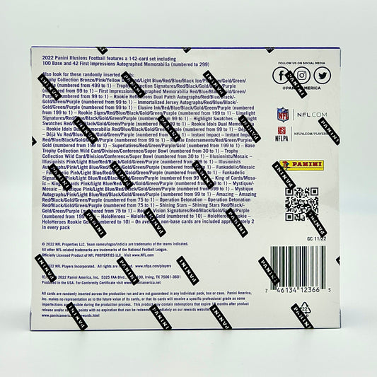 2022 Panini Illusions Football Hobby Box
