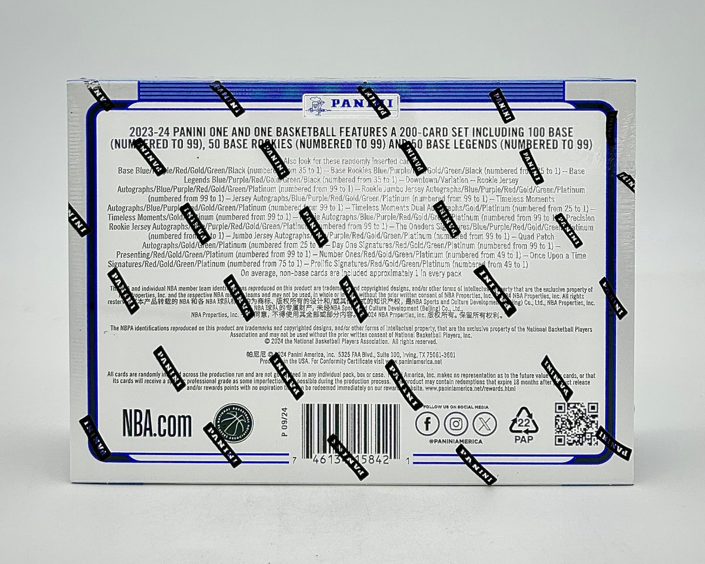 2023-24 Panini One and One Basketball Hobby Box