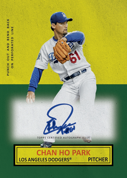 2025 Topps Archives Baseball Auto Chan Ho Park