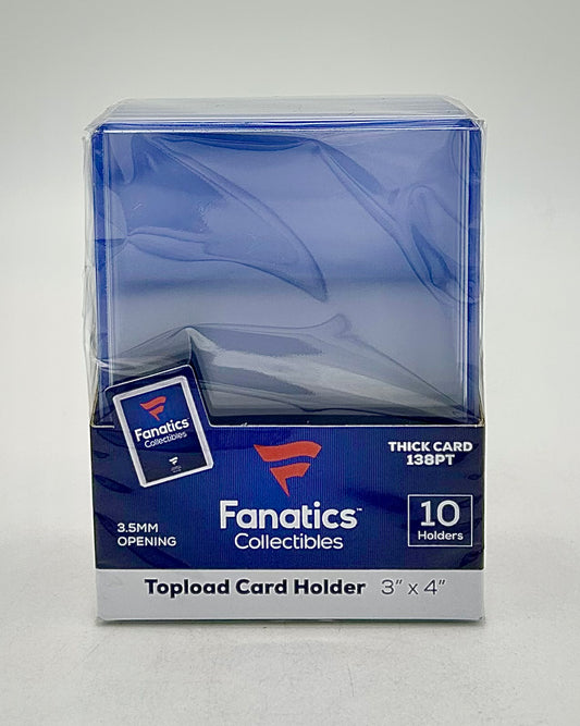 Fanatics 138pt Top Loaders 10 Count