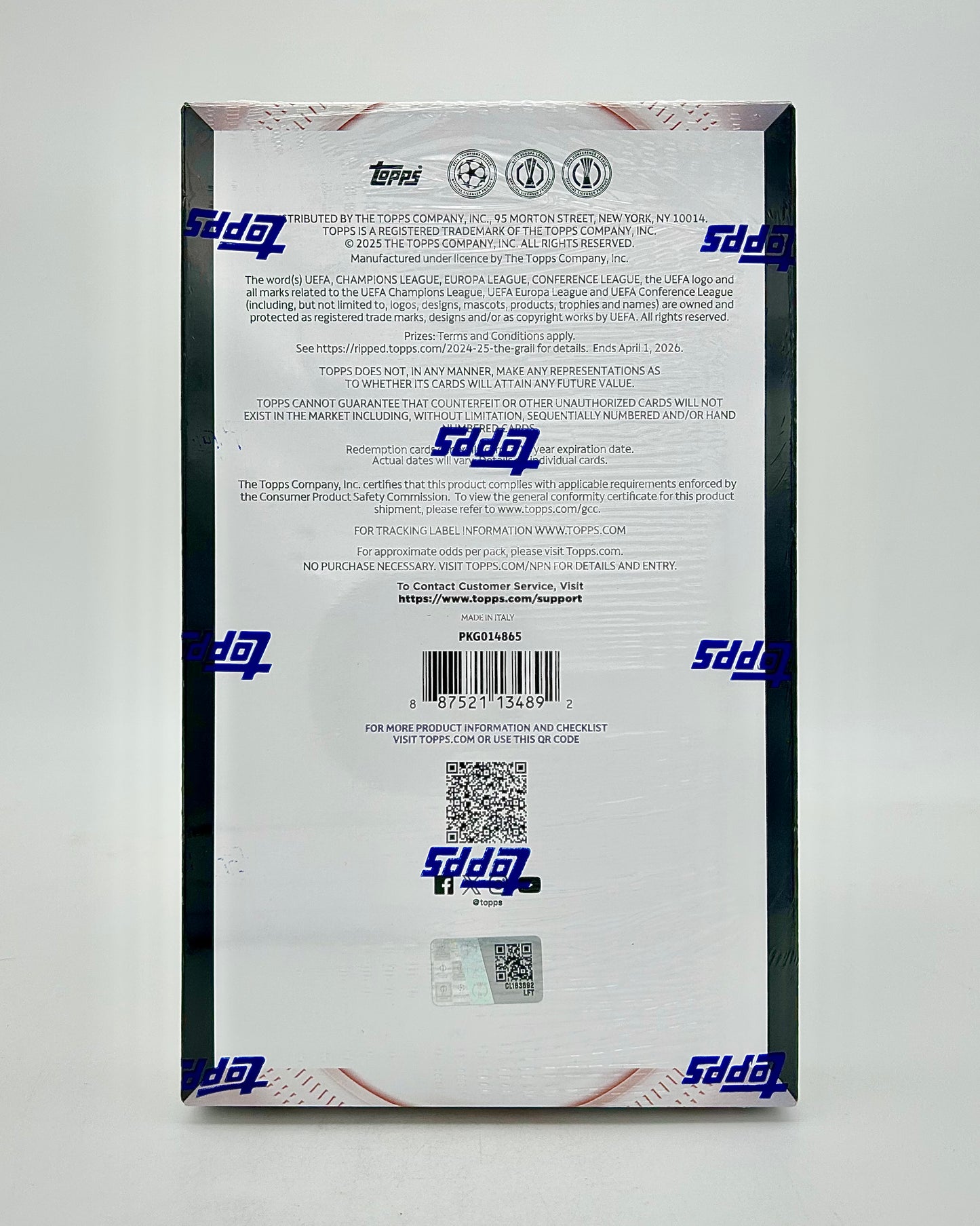 2024-25 Topps UEFA Club Competitions Soccer Hobby Box