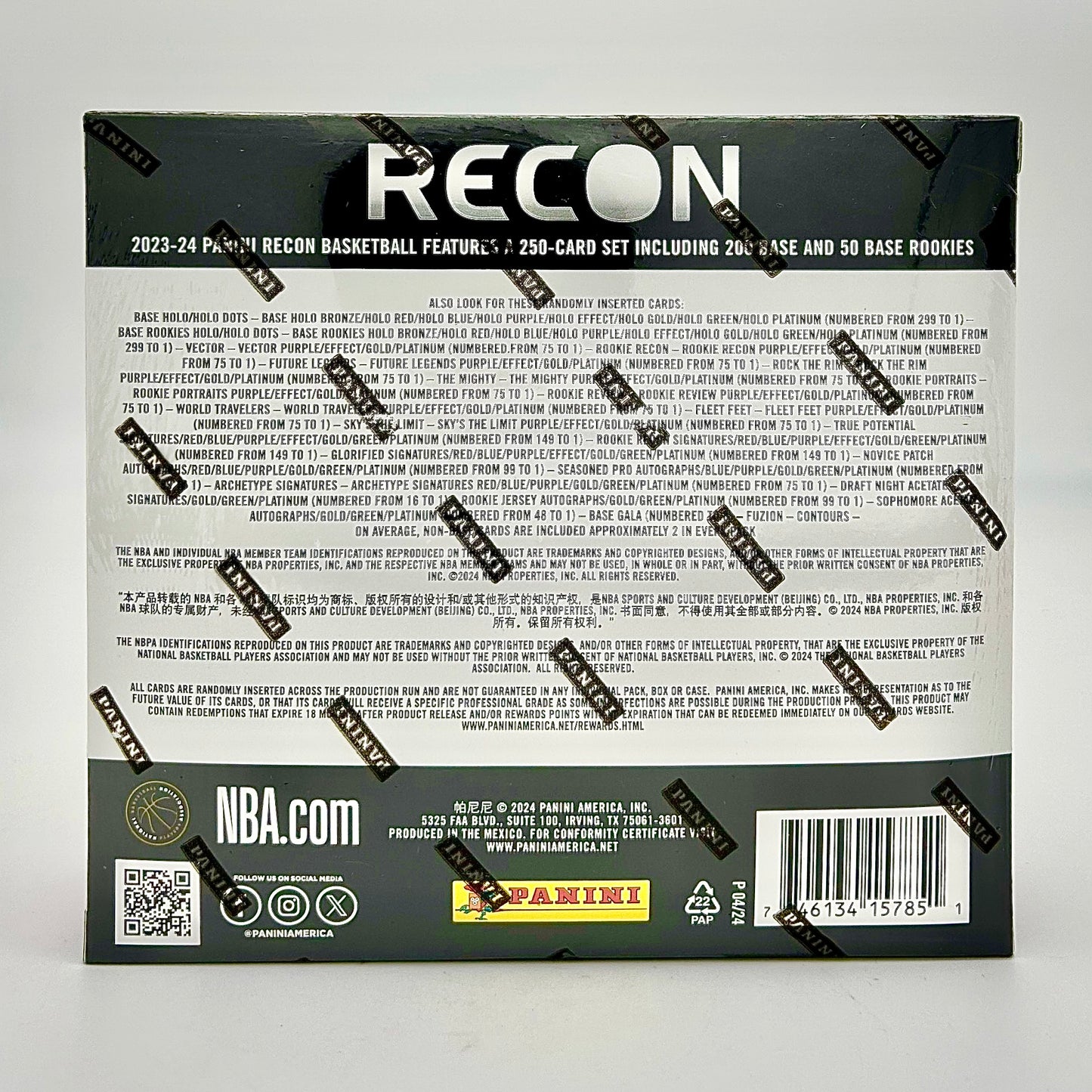 2023-24 Panini Recon Basketball Hobby Box