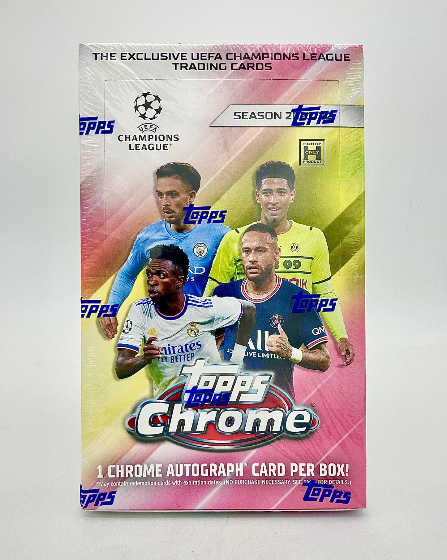 2021-22 Topps Chrome UEFA Champions League Soccer Hobby Box