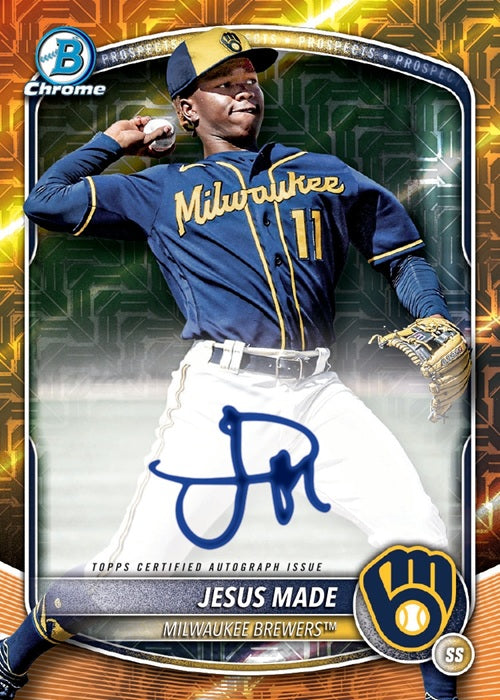 2025 Bowman Chrome Baseball Mega Autograph Jesus Made