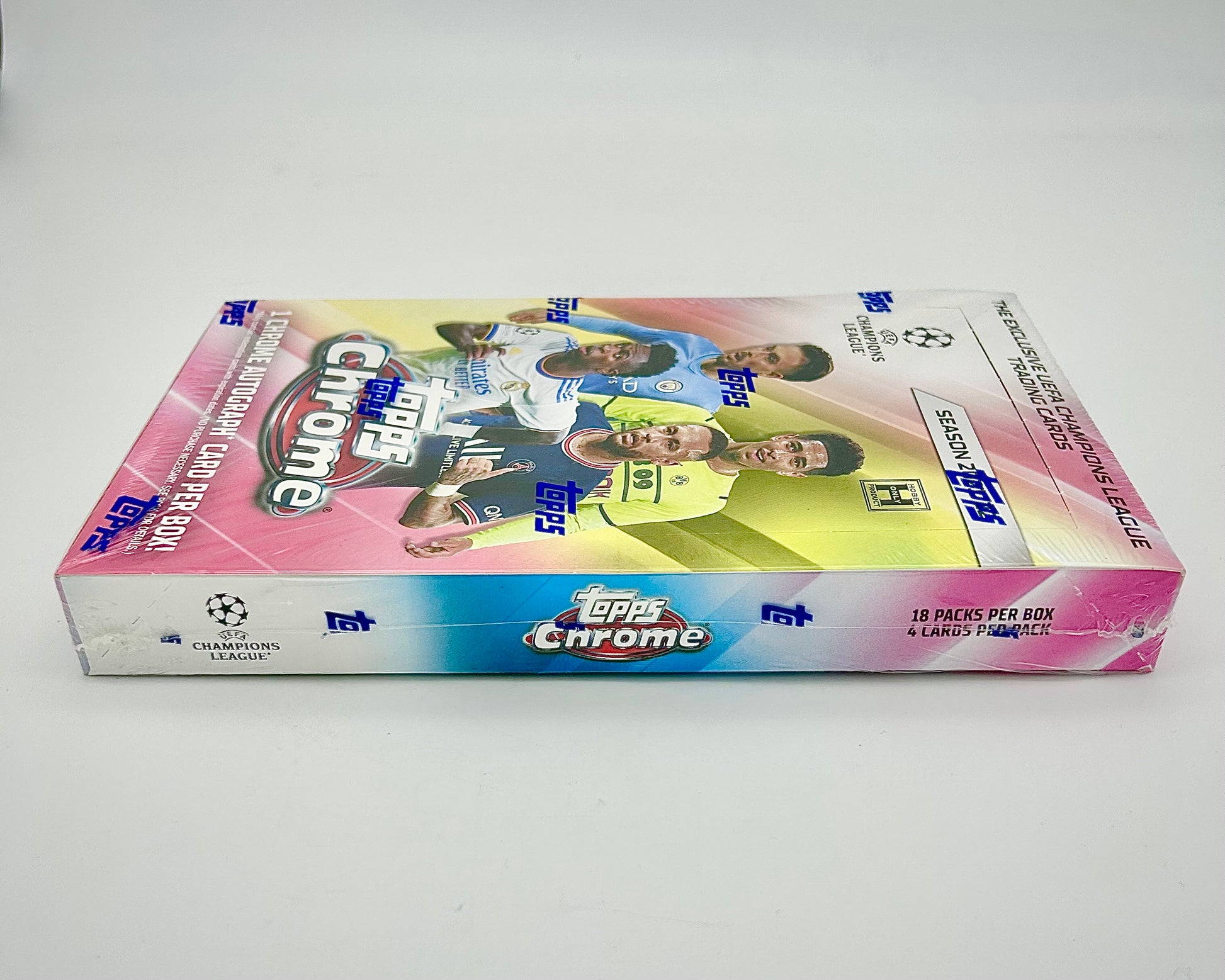 2021-22 Topps Chrome UEFA Champions League Soccer Hobby Box