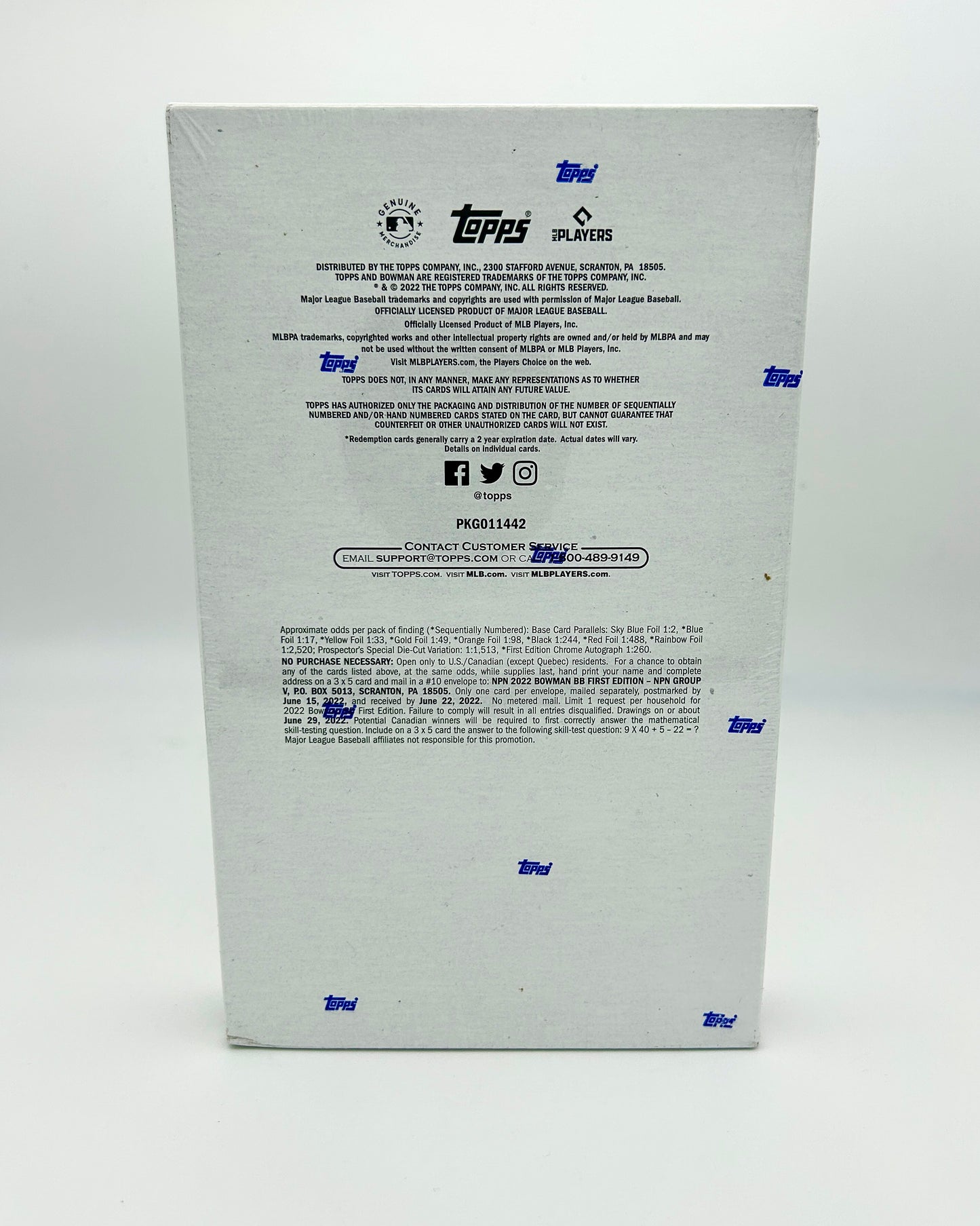 2022 Bowman 1st Edition Baseball Hobby Box