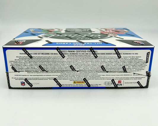 2022 Panini Certified Football Hobby Box