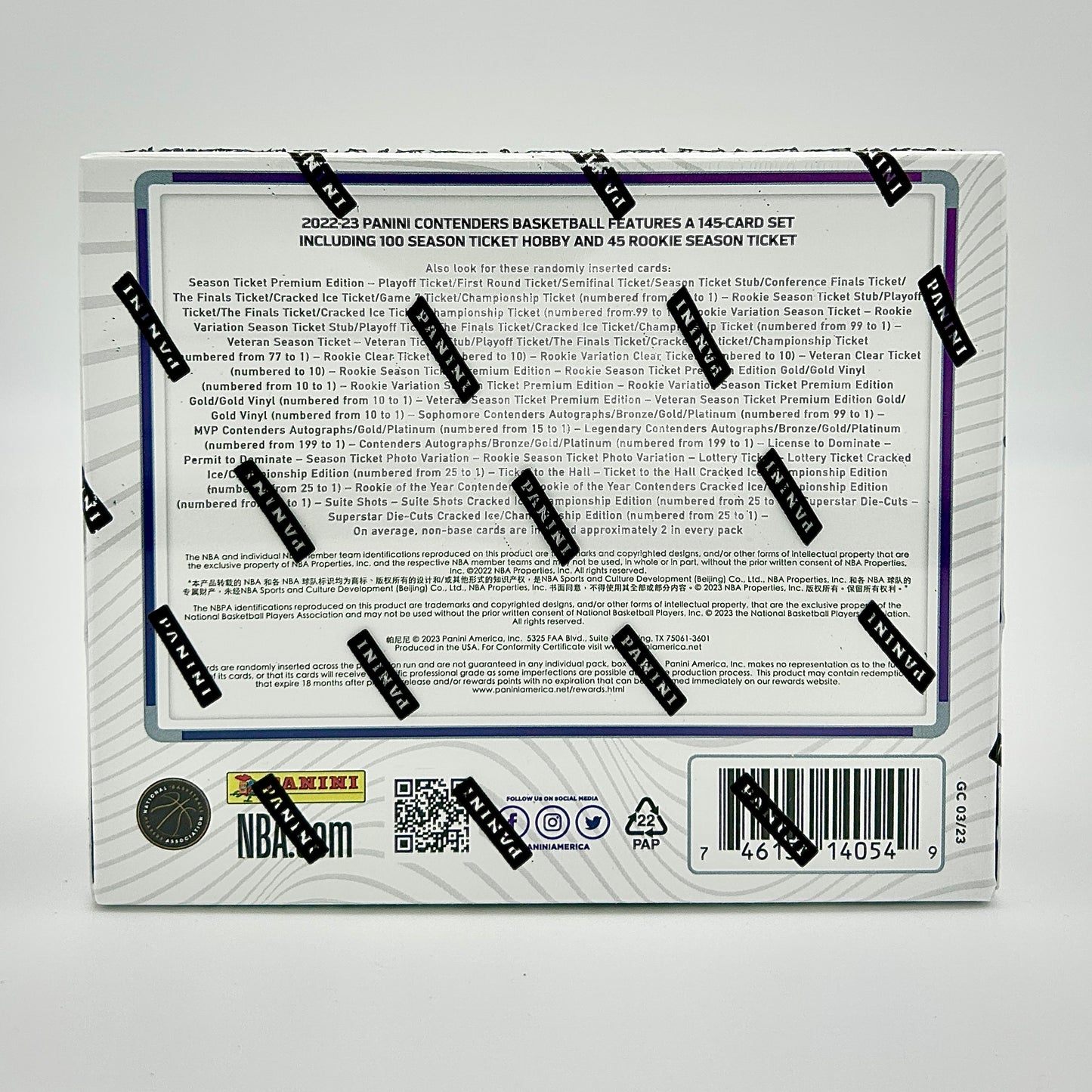 2022-23 Panini Contenders Basketball Hobby Box