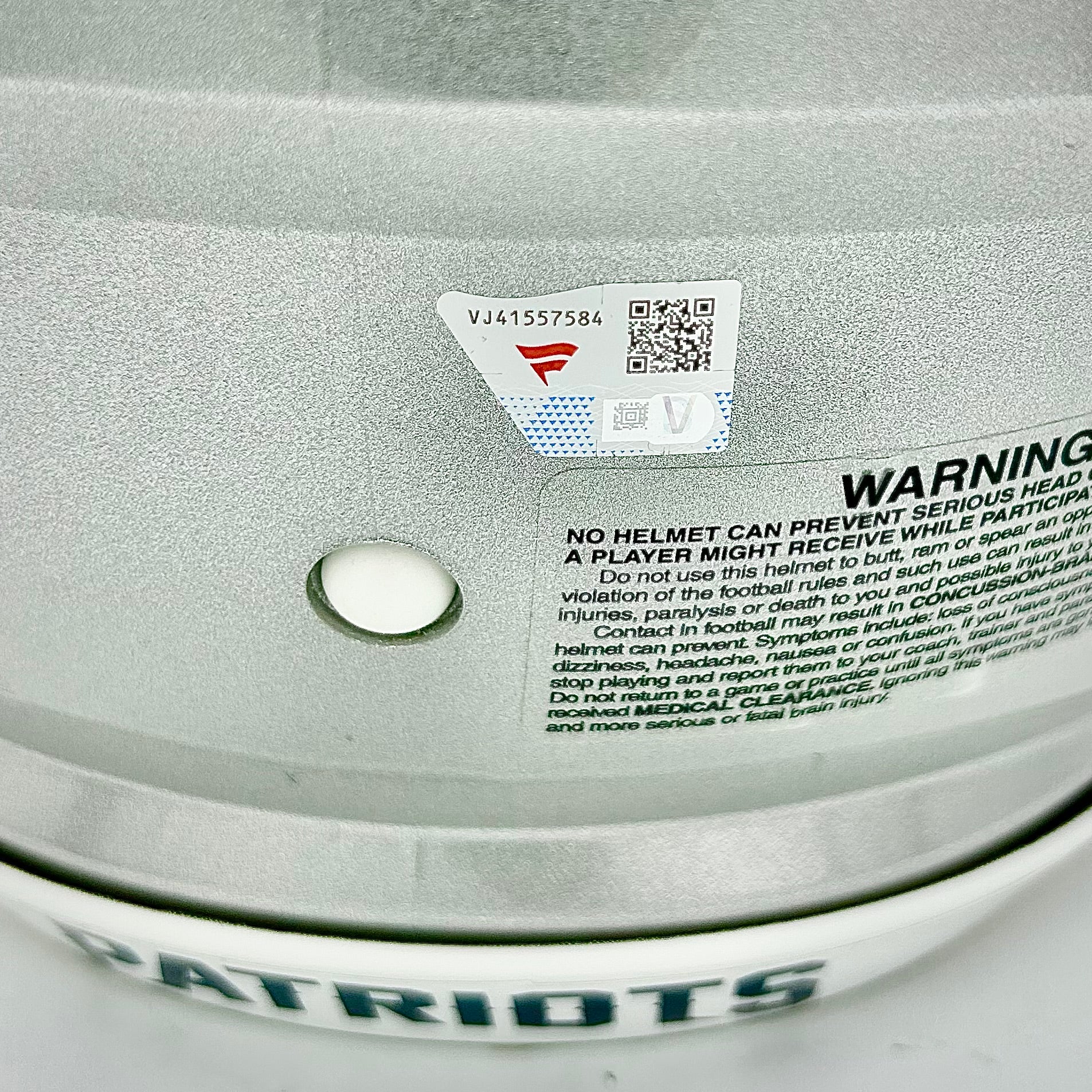 Tom Brady Autographed Authentic Helmet with MVP Inscription