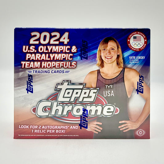 2024 Topps Chrome U.S. Olympic and Paralympic Hopefuls Hobby Box