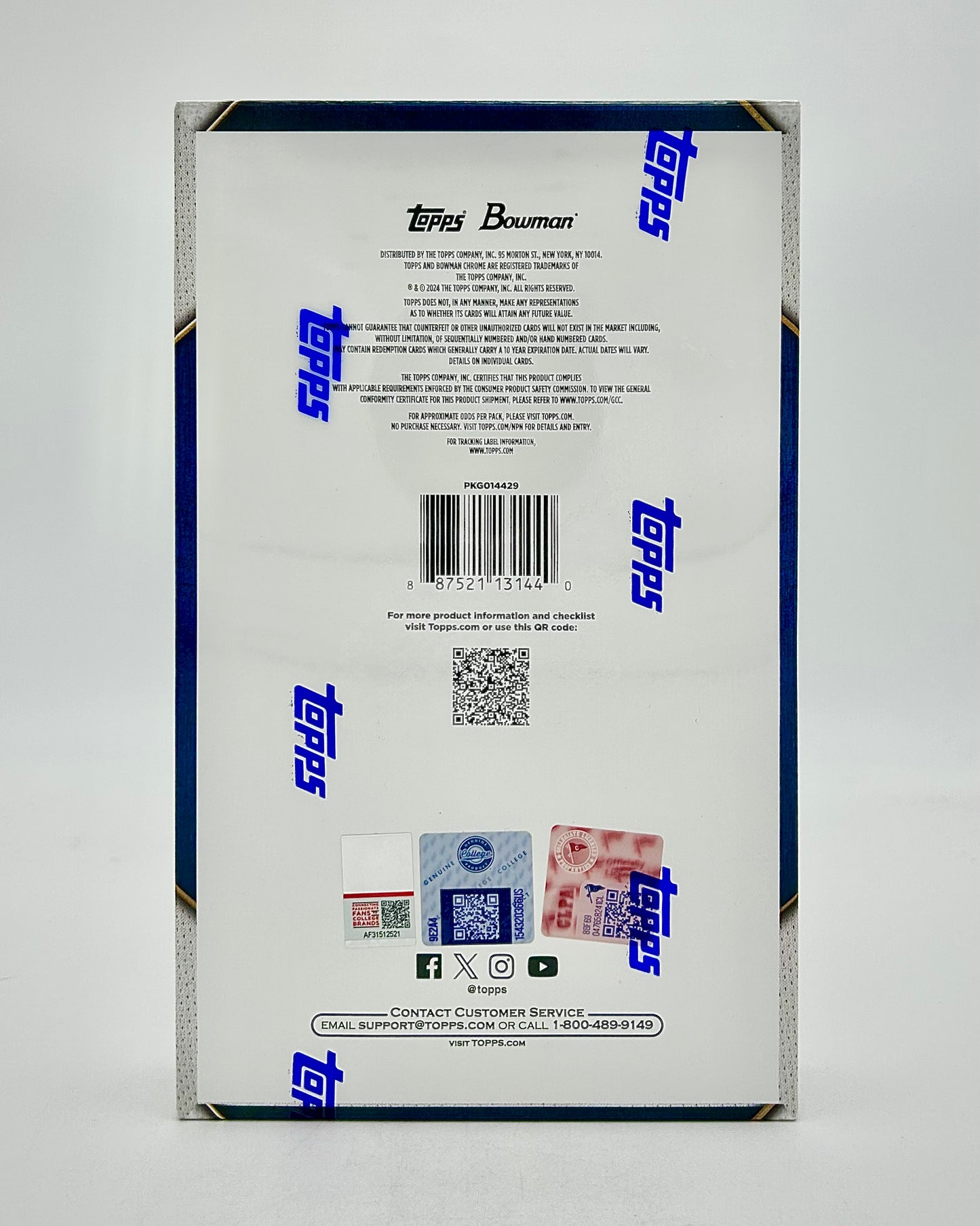 2024 Bowman University Chrome Football Hobby Box