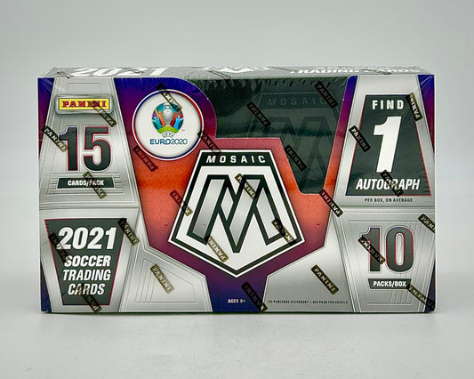 2020-21 Panini Mosaic UEFA Euro Soccer Hobby Box