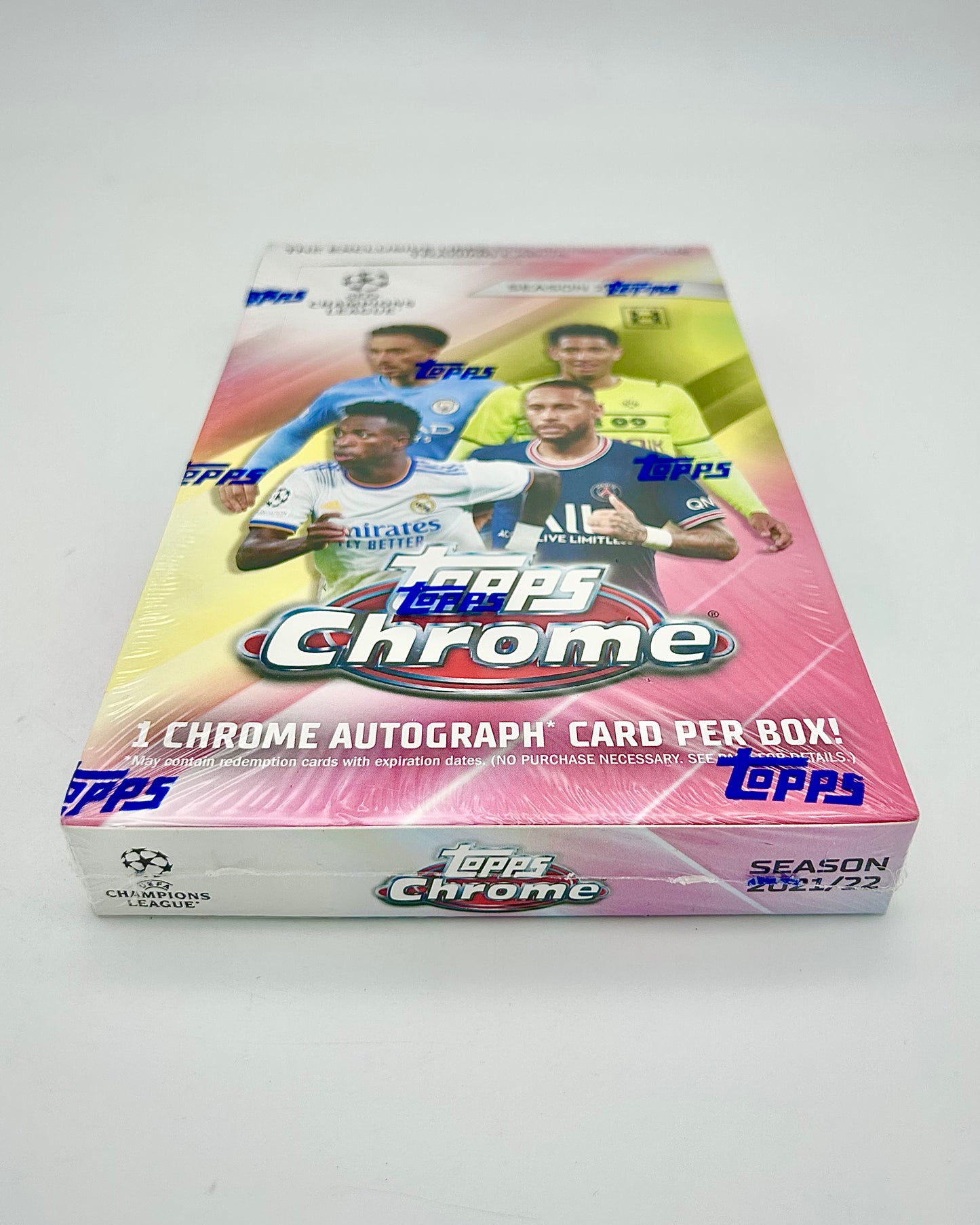 2021-22 Topps Chrome UEFA Champions League Soccer Hobby Box