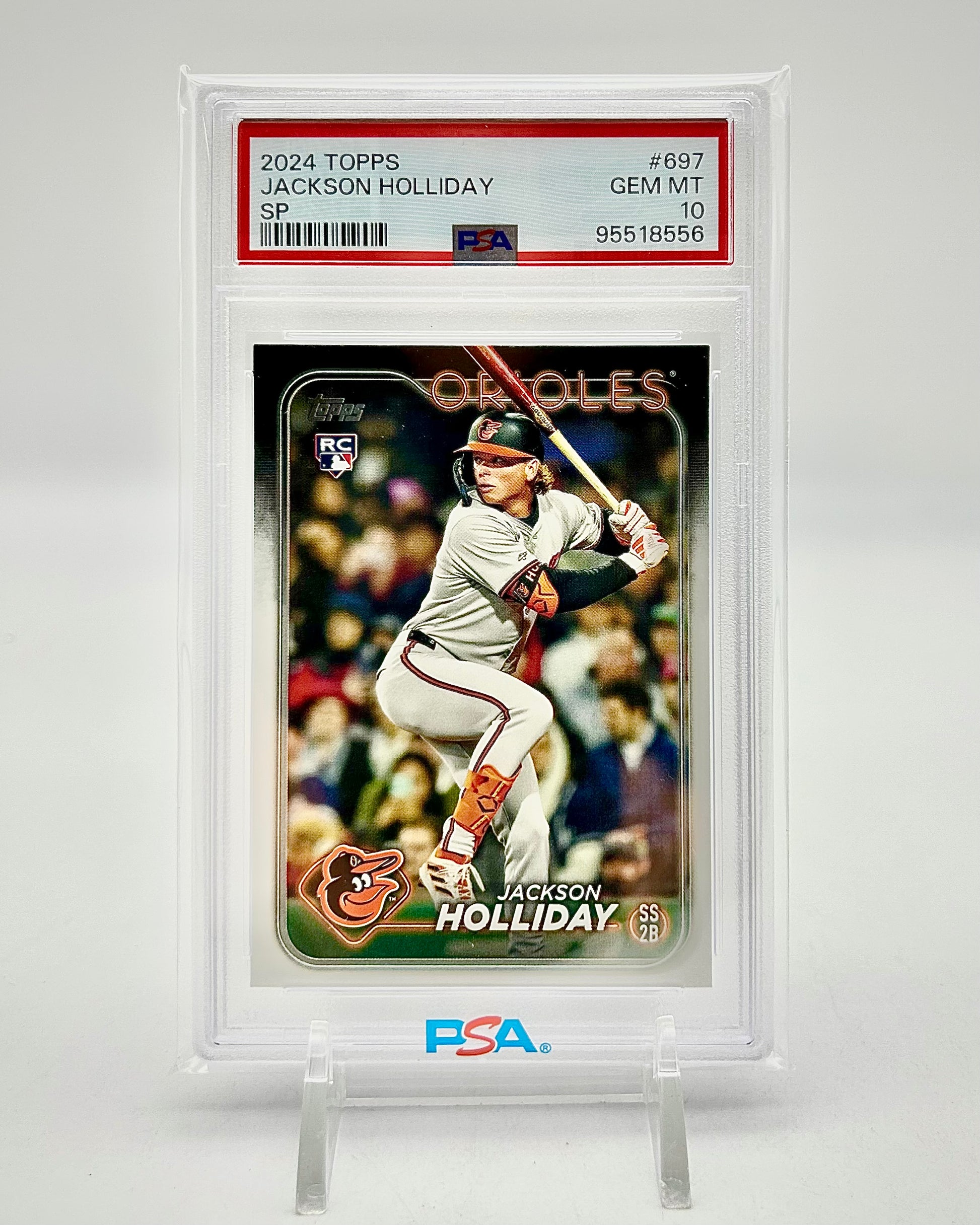 2024 Topps SP Jackson Holliday #697 PSA 10