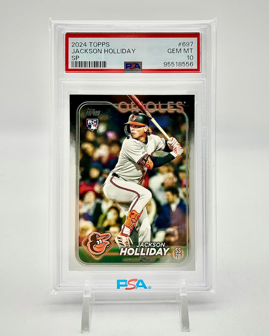 2024 Topps SP Jackson Holliday #697 PSA 10