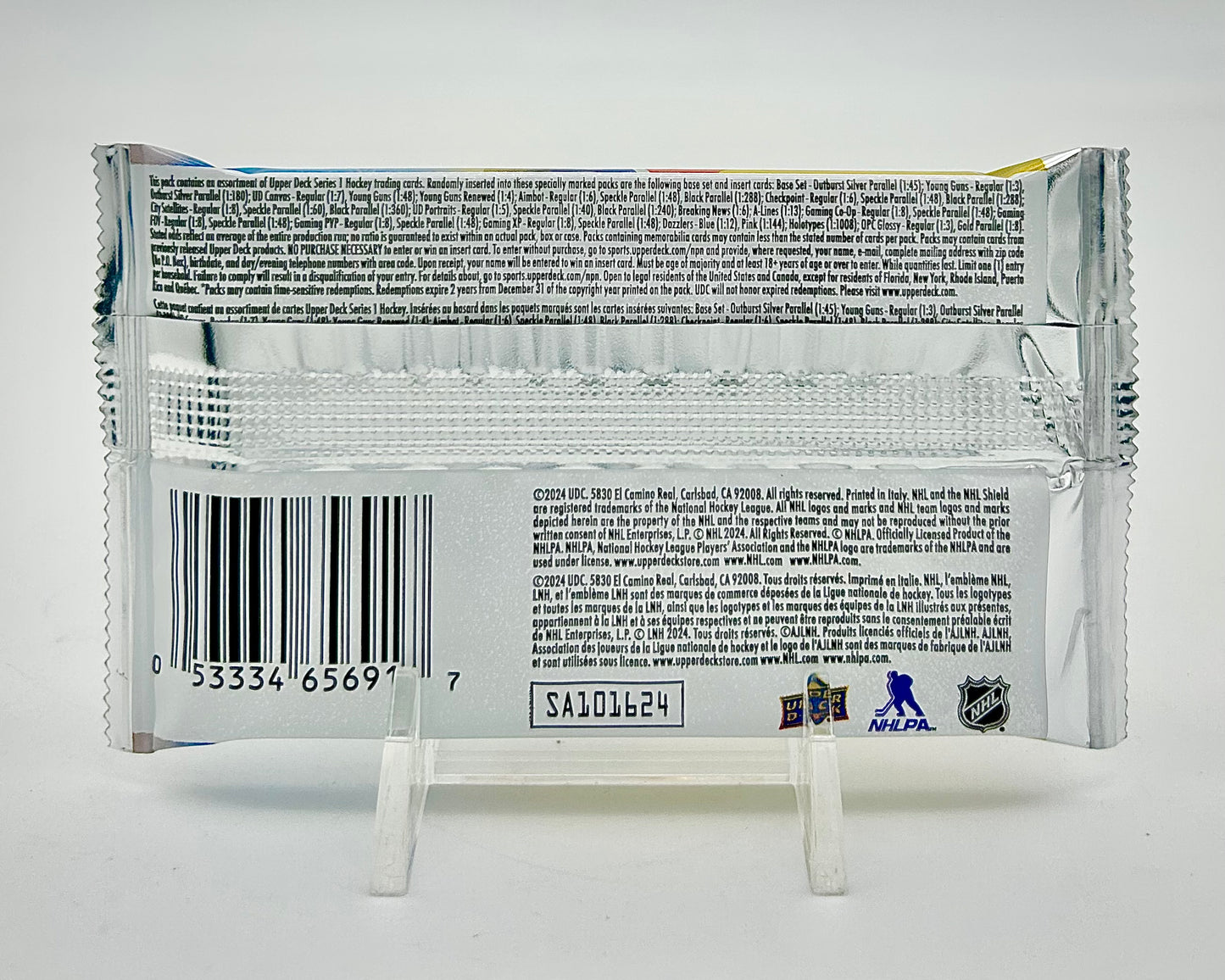 2024-25 Upper Deck Series 1 Hockey Gravity Pack