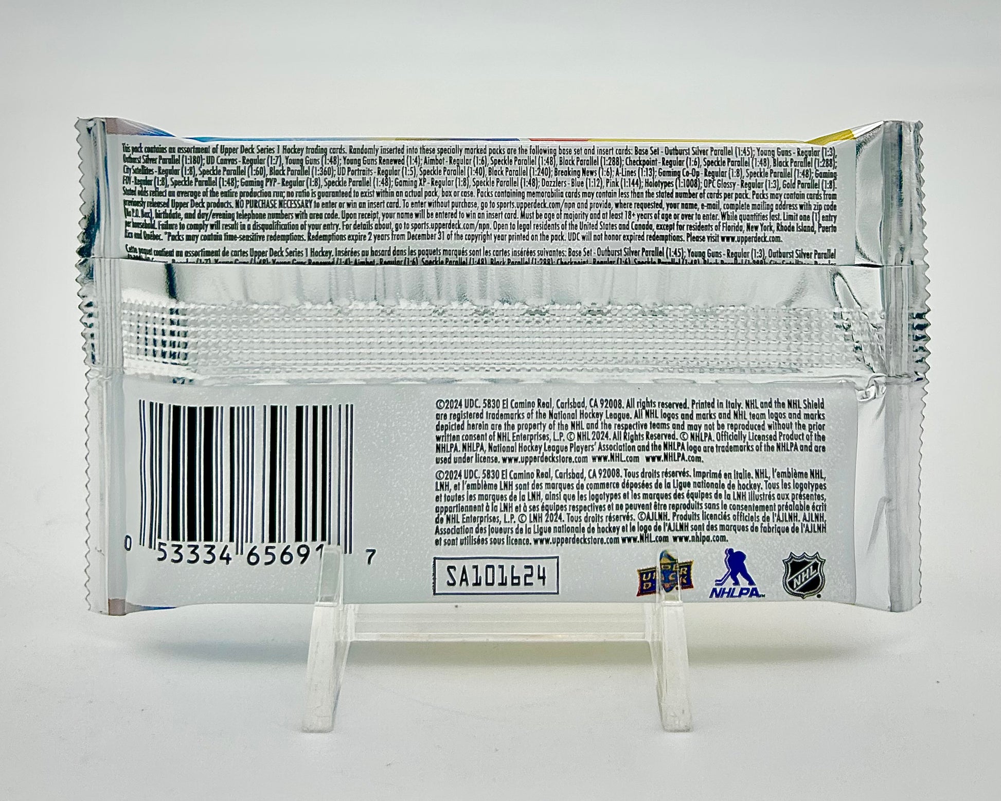 2024-25 Upper Deck Series 1 Hockey Gravity Pack