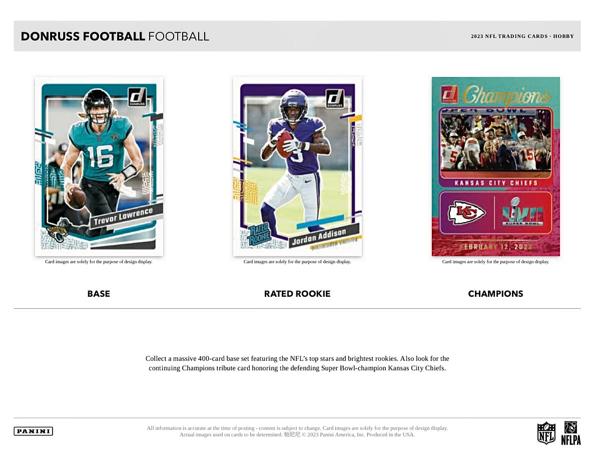 2023 Panini Donruss Football Hobby Box