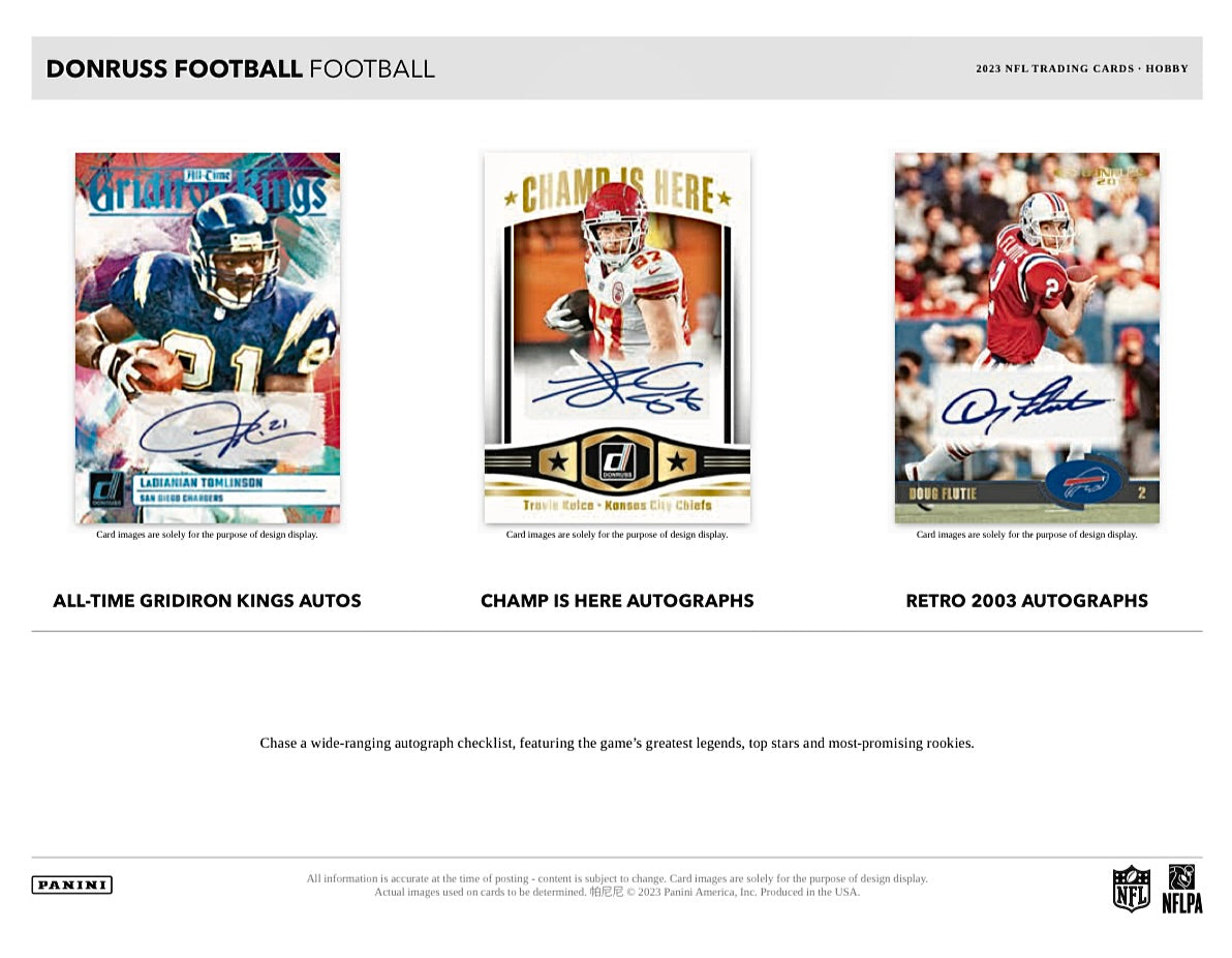 2023 Panini Donruss Football Hobby Box