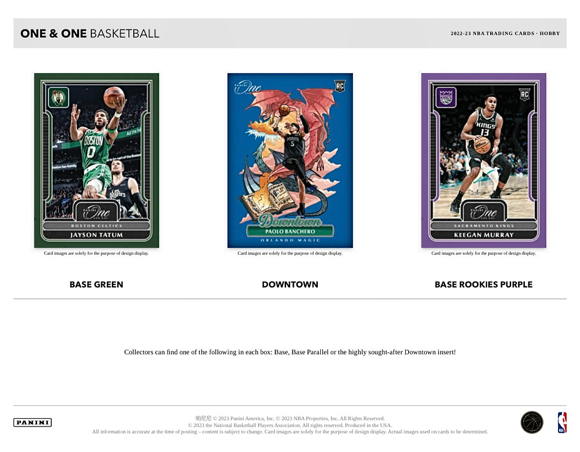 2022-23 Panini One and One Basketball Hobby Box