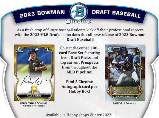 2023 Bowman Draft Baseball Hobby Jumbo Box