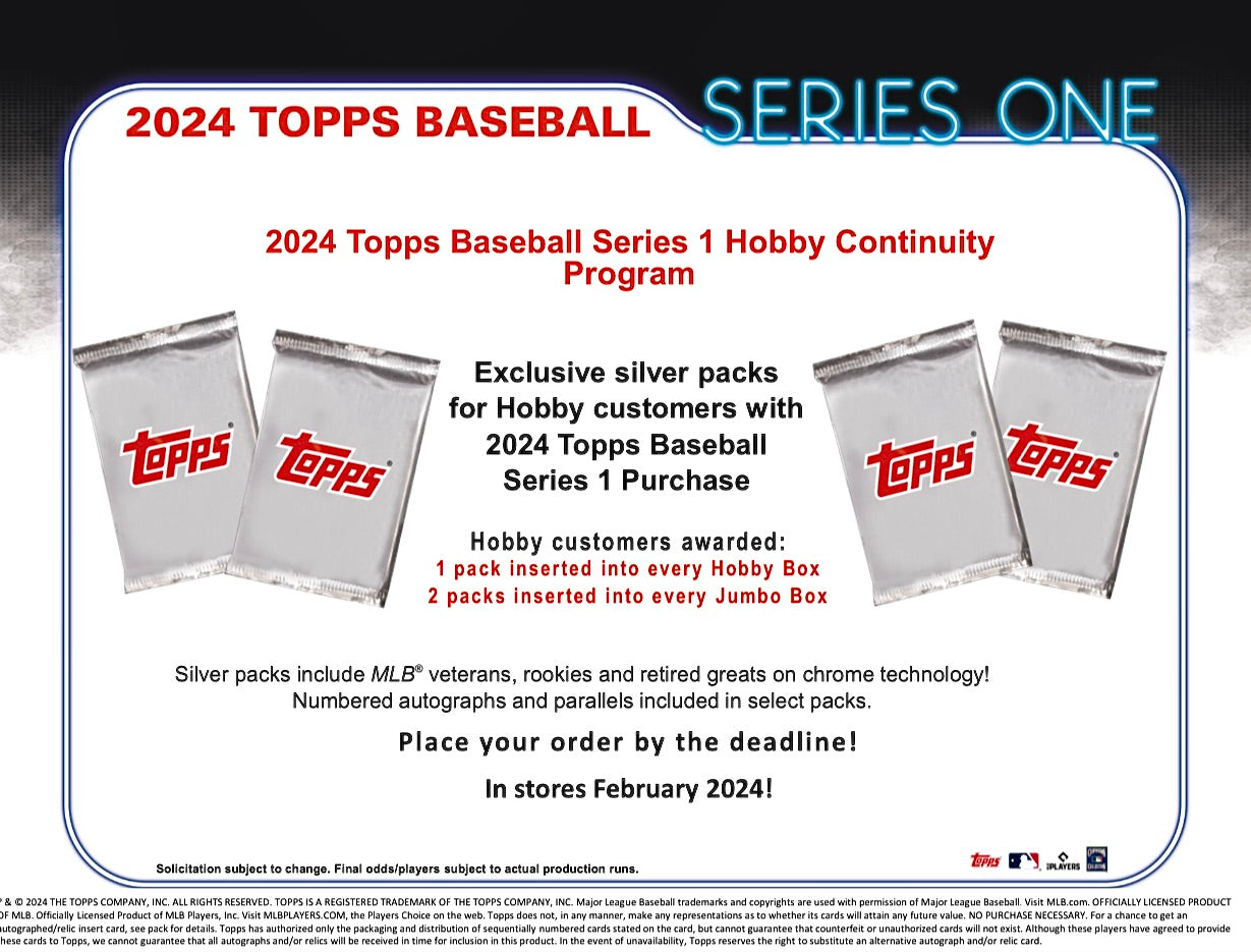 2024 Topps Series 1 Baseball Hobby Box
